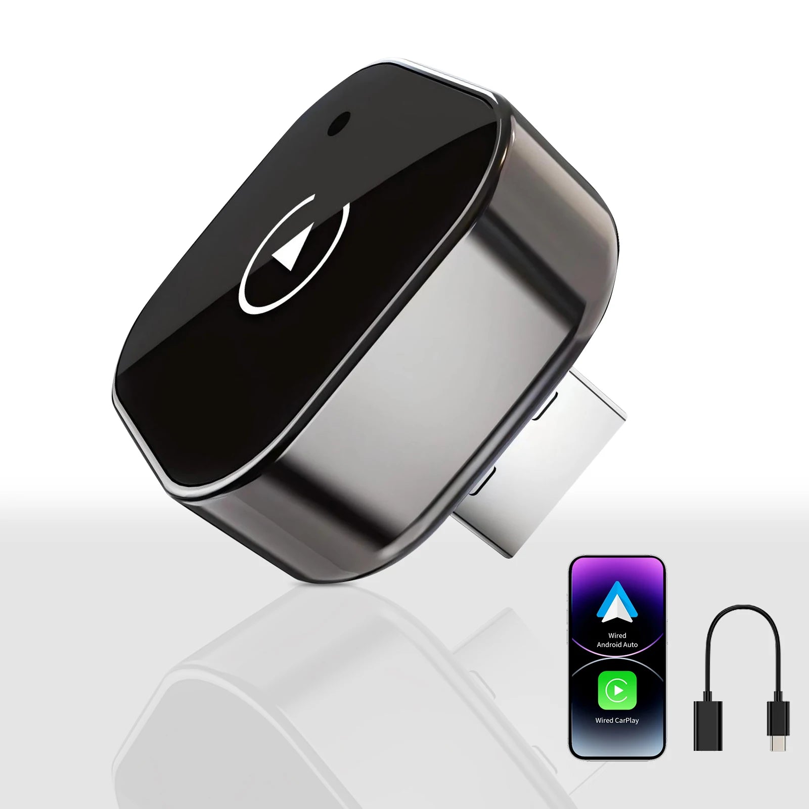 Wireless CarPlay Adapter Pionray 2-in-1